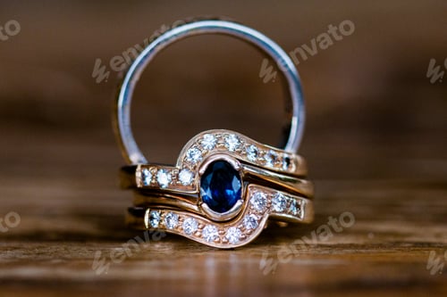 Preview: Ring jewellery ornamental round fingers hand diamond weddings silver gold