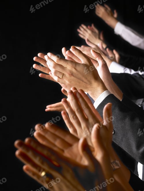 Preview: Close up of clapping hands