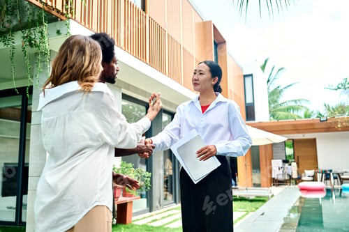 Preview: couple house property agent home real estate business buying