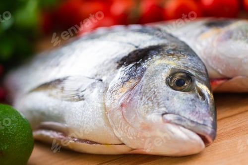 Preview: Raw Sea Bream Preparation with Herbs and Lemon
