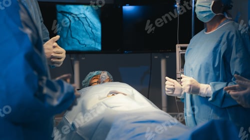 Preview: Medical team discussed the surgical options with the patient before proceeding with the operation.