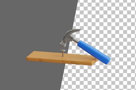 Preview: Hammer 3D Icon