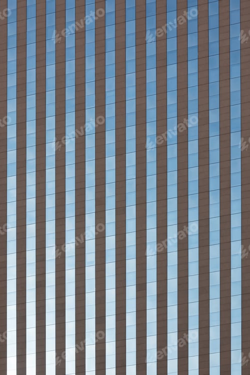 Preview: Glass Skyscraper Building Facade as Background