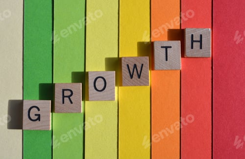 Preview: Growth, word as banner headline