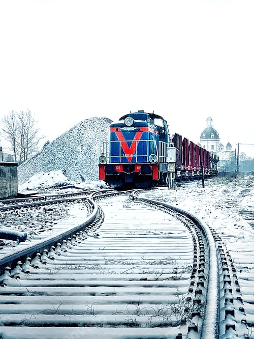 Preview: A train standing on a railway siding