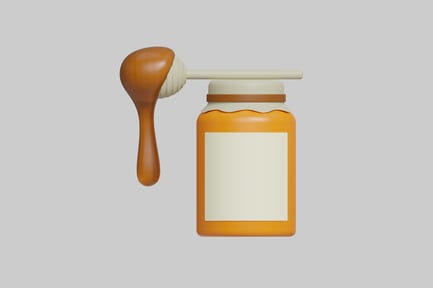 Preview: Honey Jar with Dipper