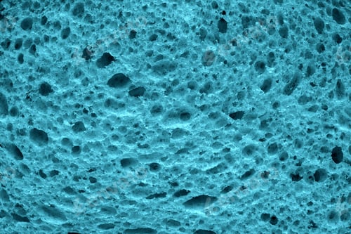 Preview: Abstract Natural Texture Of Cellulose Close Up For An Empty Background Of Blue Color A Full Shot
