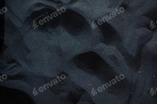 Preview: Black sand floor texture from above.