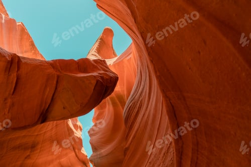 Preview: View of Antelope Canyon and sky