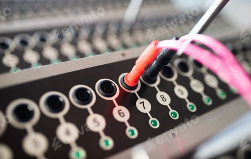 Preview: Close-up of a panel with numbered large buttons