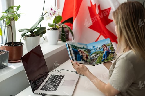 Preview: Canada National Flag Business Communication Connection Concept