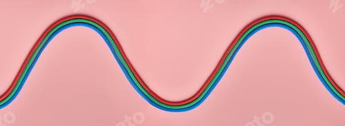 Vista previa: Braided nylon ropes waves shape