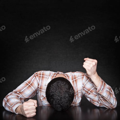Preview: Studio portrait of Hispanic man actor