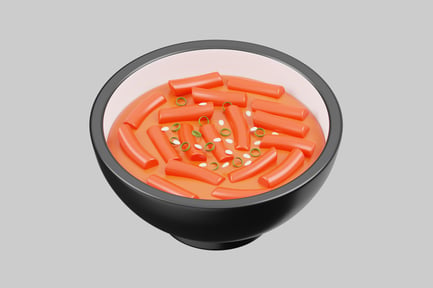 Preview: Tteokbokki spicy korean rice cakes