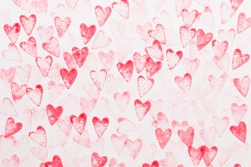 Preview: Abstract watercolor heart background. Concept love, valentine day greeting card.