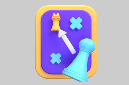 Preview: Strategy board game chess icon