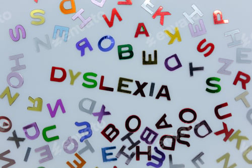 Preview: Dyslexia in a sea of random colorful letters and symbols
