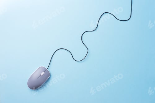 Preview: Gray computer mouse