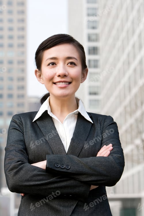 Preview: Portrait of a confident businesswoman