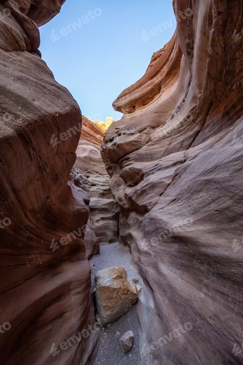 Preview: Landscape view of the Red Canyon in Eilat, Israel