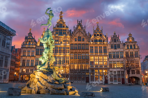 Grote Markt of Antwerp, Belgium