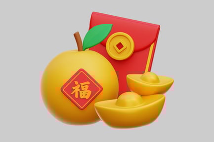 Preview: 3D Chinese New Year Celebration Elements