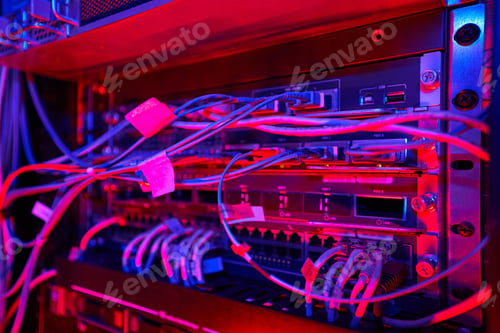 Preview: Picture of different wires in multiple rows in cloud