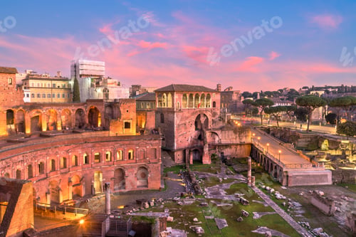 Preview: Rome, Italy overlooking Trajan's Forum
