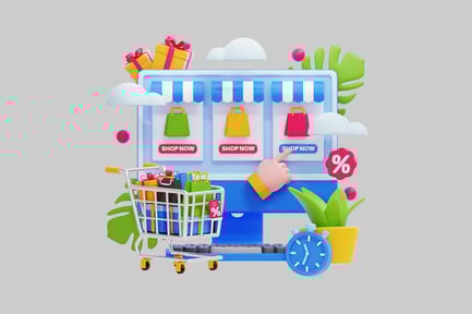 Preview: Online shopping concept