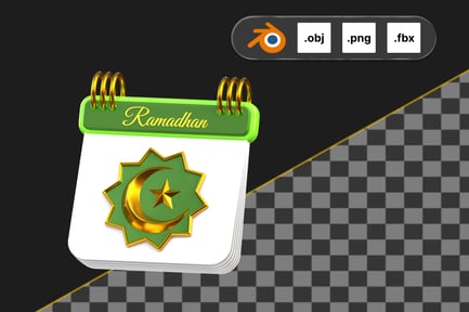 Preview: Ramadan Calendar 3D Icon