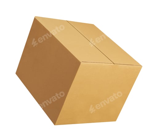 Preview: box package delivery cardboard carton packaging isolated shipping gift container