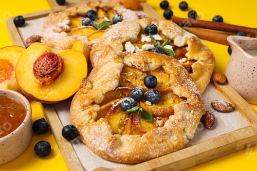 Preview: Fruit galette, composition for tasty food concept
