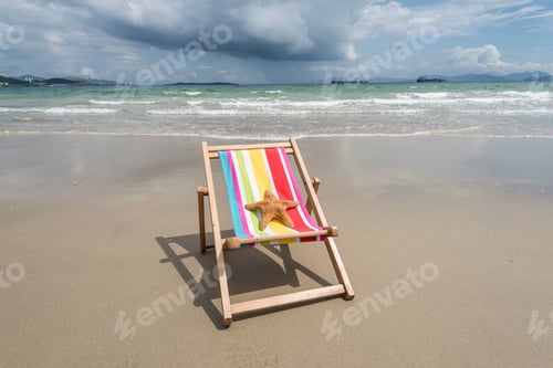 Preview: Deck Chair At The Tropical Beach