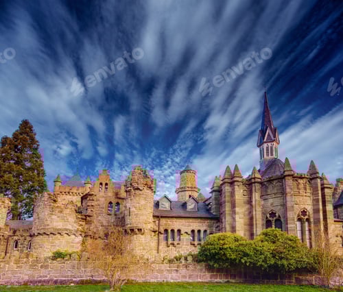 Preview: Ancient castle. Fantastic views the beauty of the world. Germany