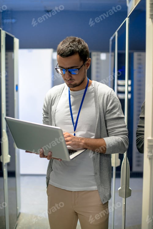 Preview: Engineer Managing Supercomputer Network