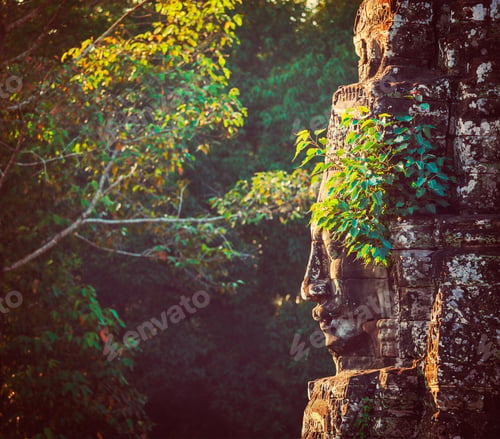 Preview: Face of Bayon temple, Angkor, Cambodia