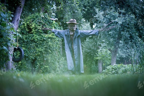 Preview: Scary scarecrow in a hat