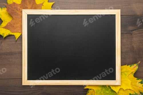 Preview: Blackboard And Leaves