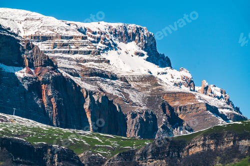 Preview: View of Shahdag mount covered with snow
