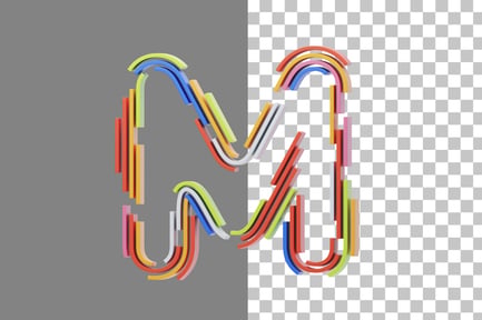 Preview: Stripes M 3D Icon