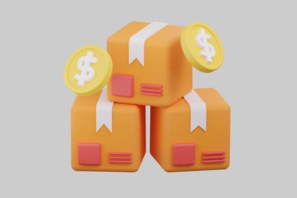 Preview: Shipping boxes with coins community