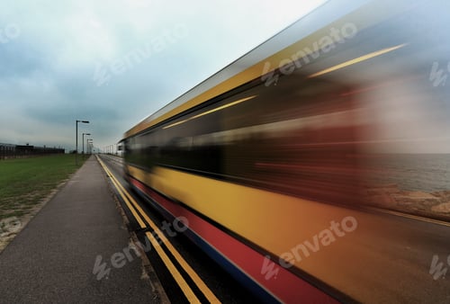 Preview: bus , moving fast