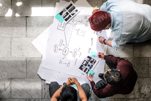 Preview: Startup team working on a project