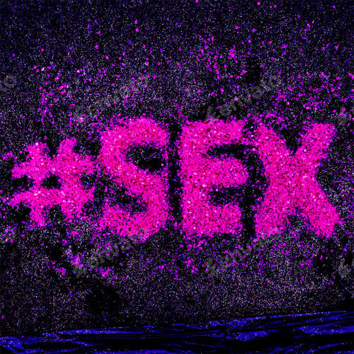Preview: Hashtag Glitter Text Sex Minimal Design Glamour