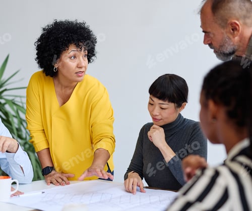 Preview: Business people during meeting in the office