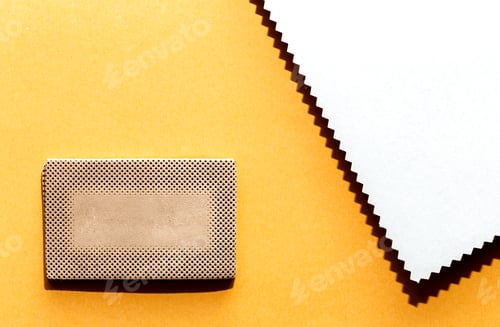 Preview: Natural leather labels for price or advertising