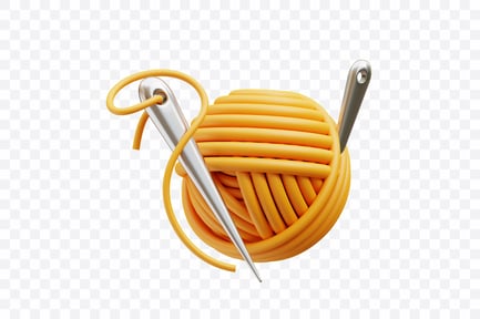 Preview: Yarn Needle with Ball of Thread