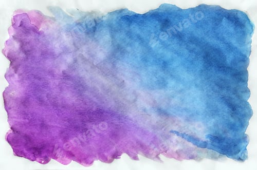 Preview: Abstract Purple and Blue Watercolor Background Texture