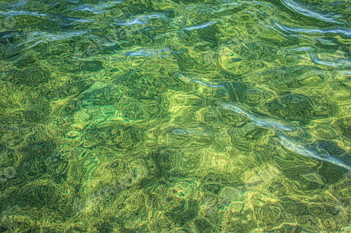 Preview: Vibrant green water, light and movement