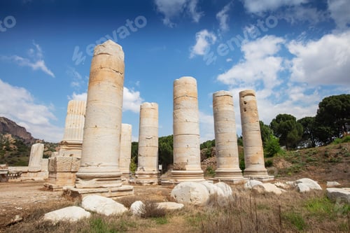 Preview: The Temple of Artemis. Sardes Ancient city. Manisa, Turkey. UNESCO World Heritage Tentative List.